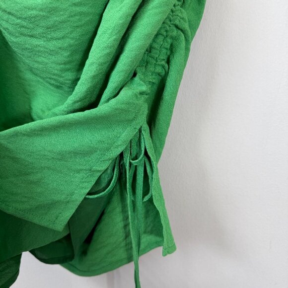 SNDYS x Molly King Nobu Mini Dress Womens 6 Green Strapless Ruched Revolve Party - Picture 10 of 16